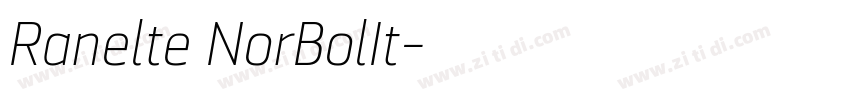 Ranelte NorBolIt字体转换 Ranelte NorBolIt字体转换